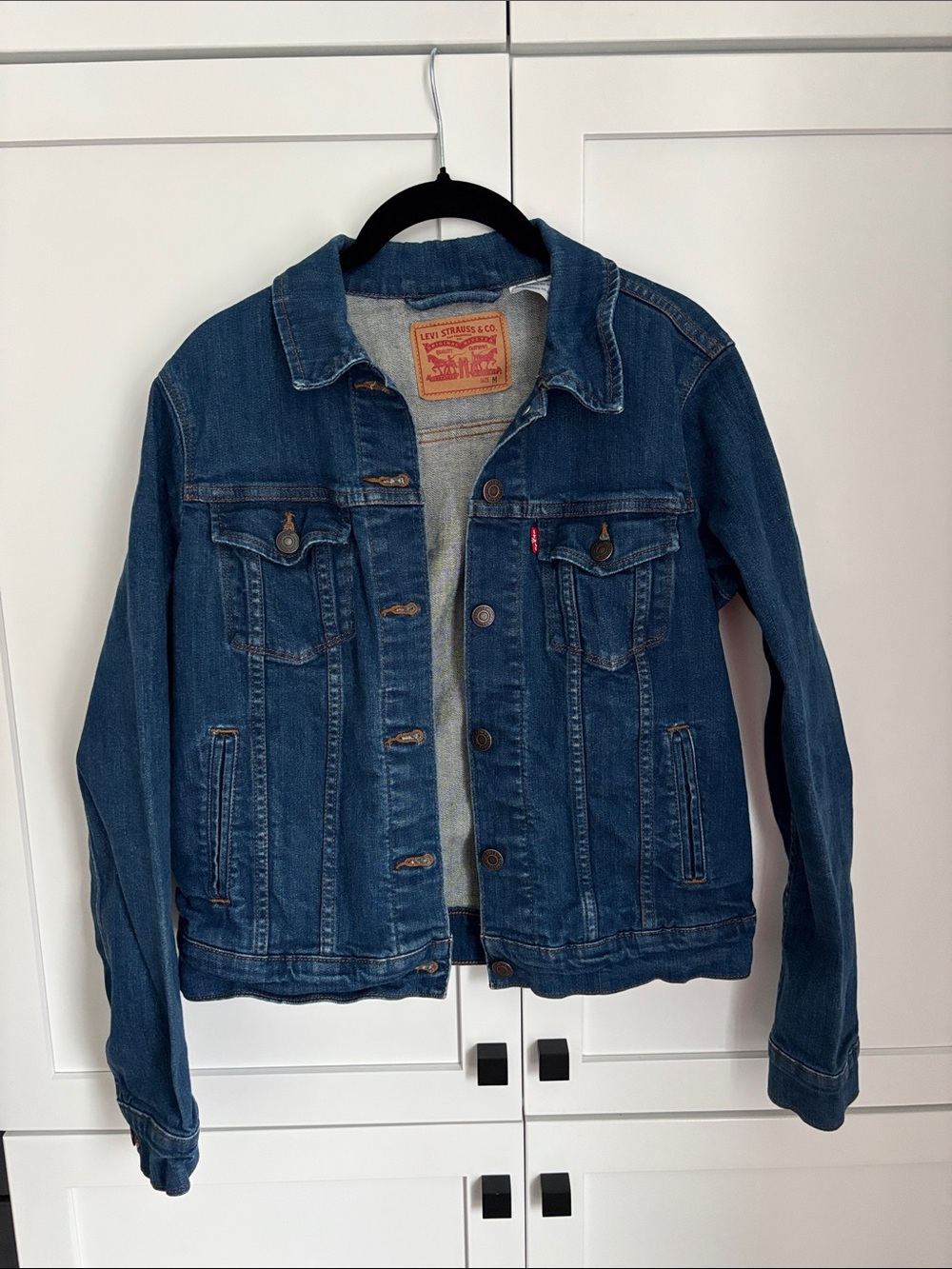 Levi's Dark Blue Denim Trucker Jacket